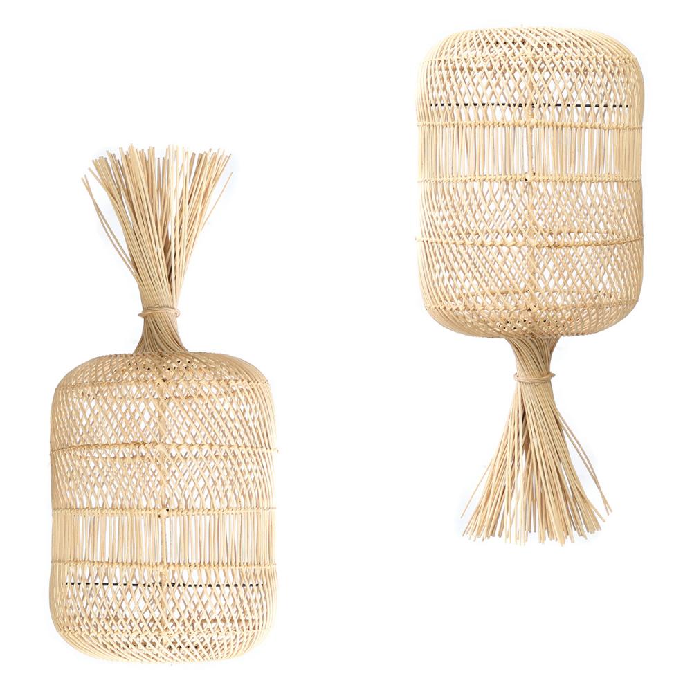Tafel/hanglamp rotan - diam.29 cm