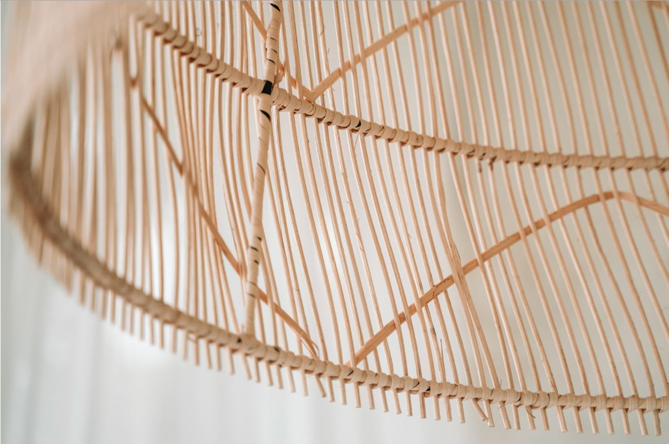 Hanglamp in rotan