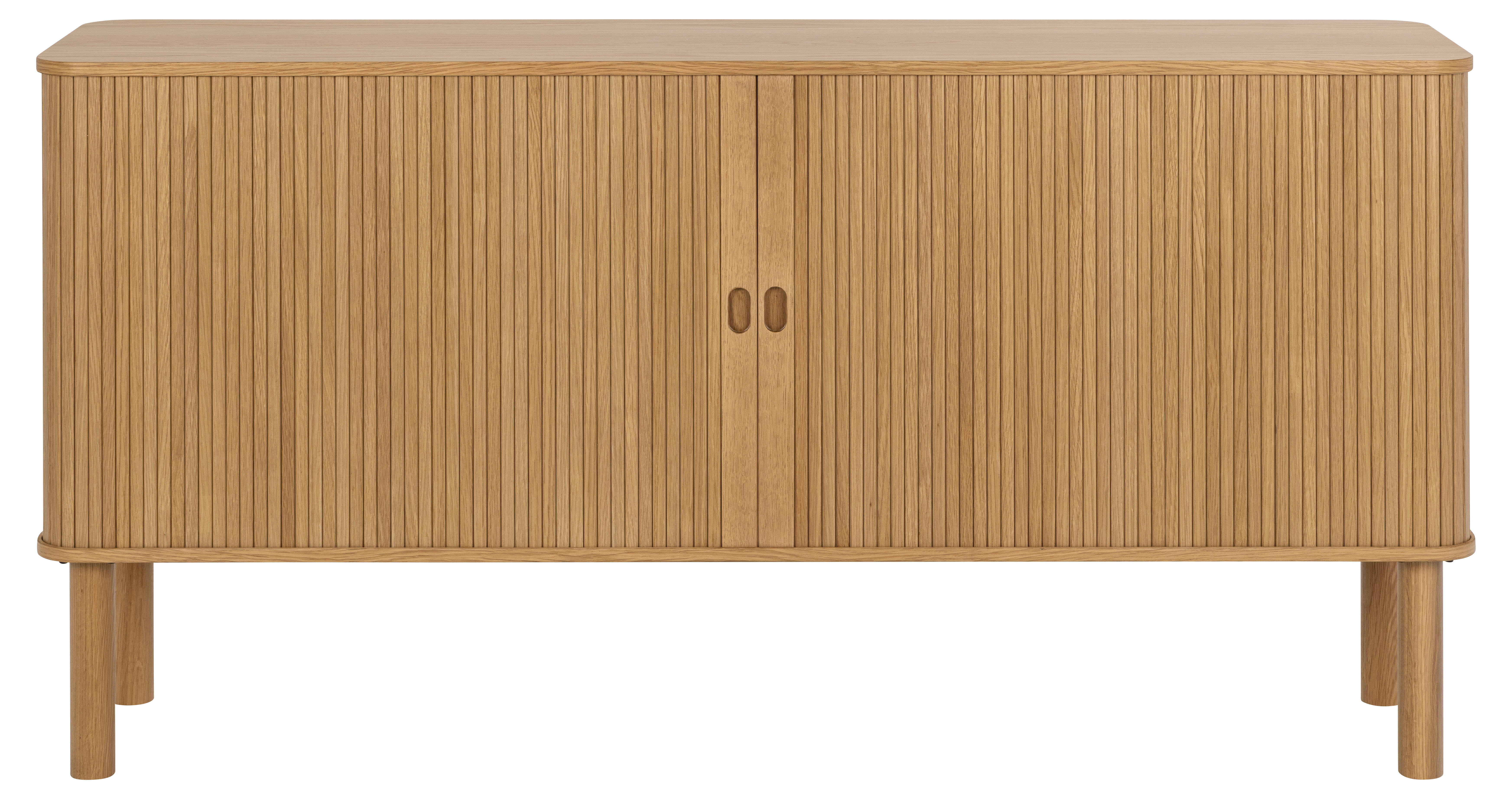 Dressoir met 2 schuifdeuren – fineer eiken
