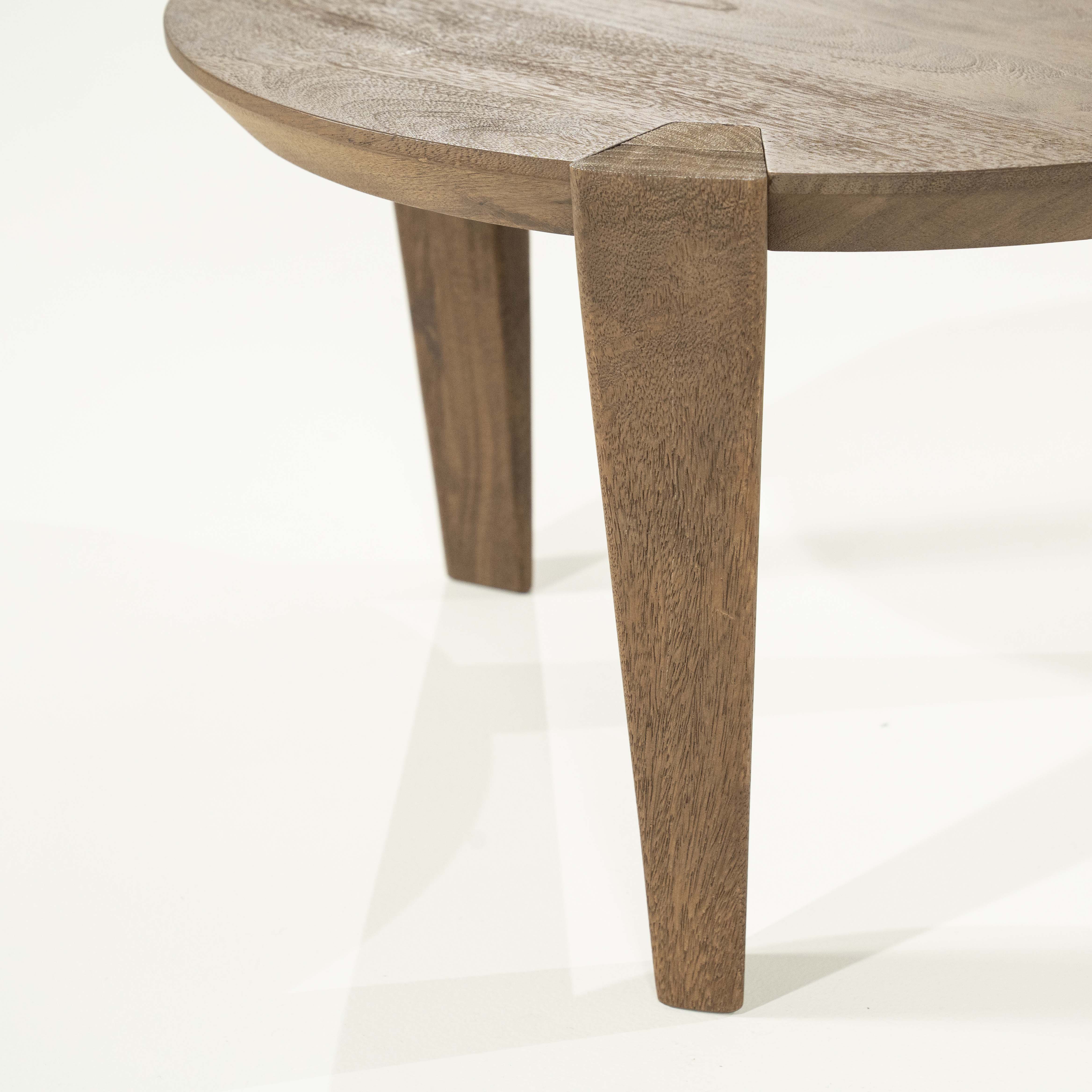 Salontafel diam.60cm - mangohout