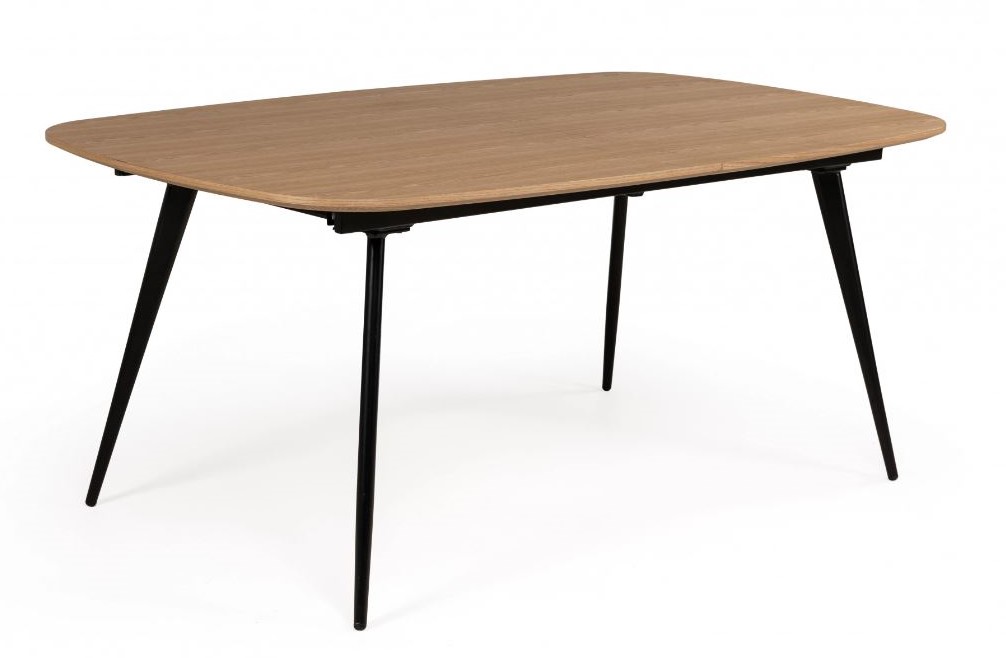 Uitschuifbare eettafel hout 180/270x105cm - naturel