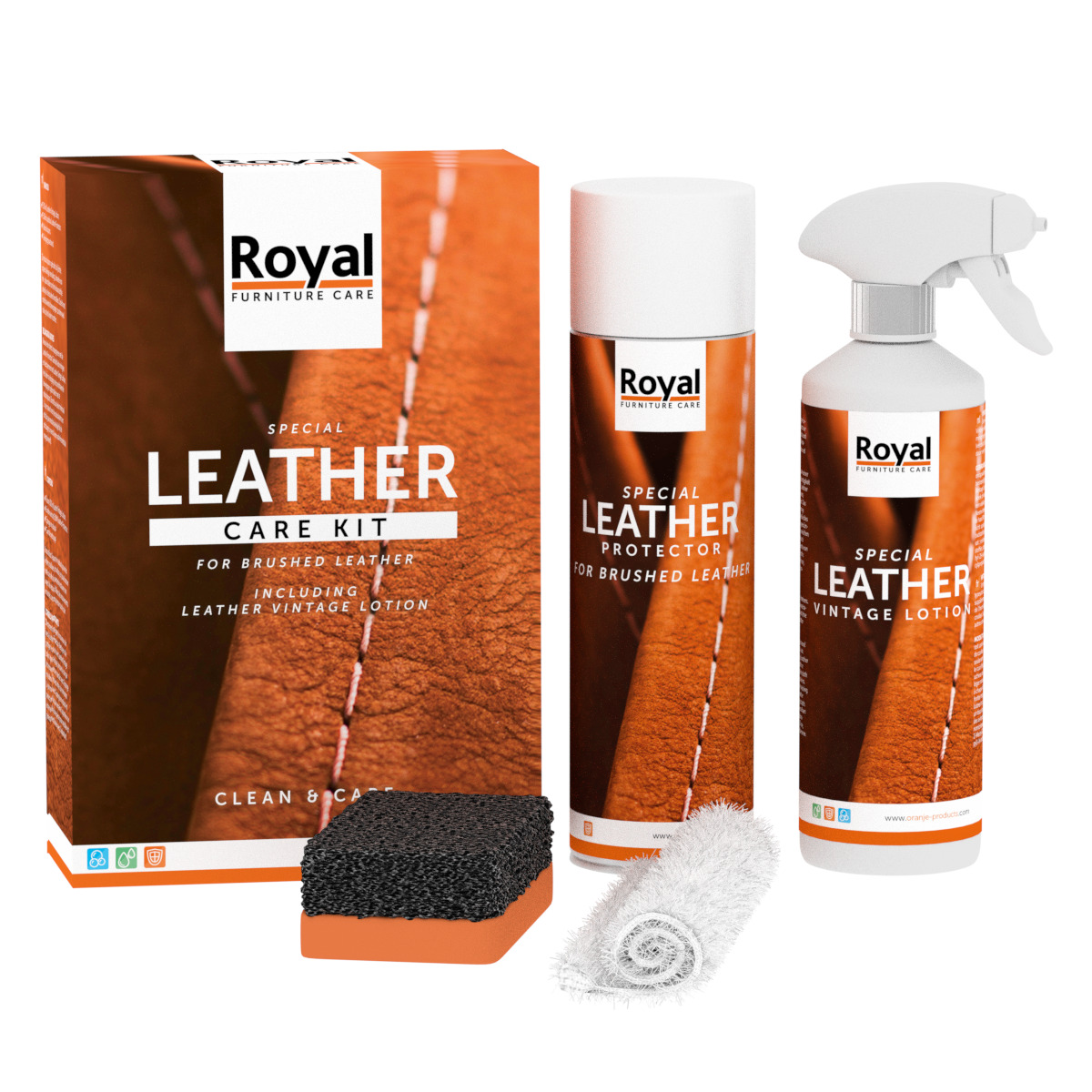 Leather Care Kit For Brushed  Leather
