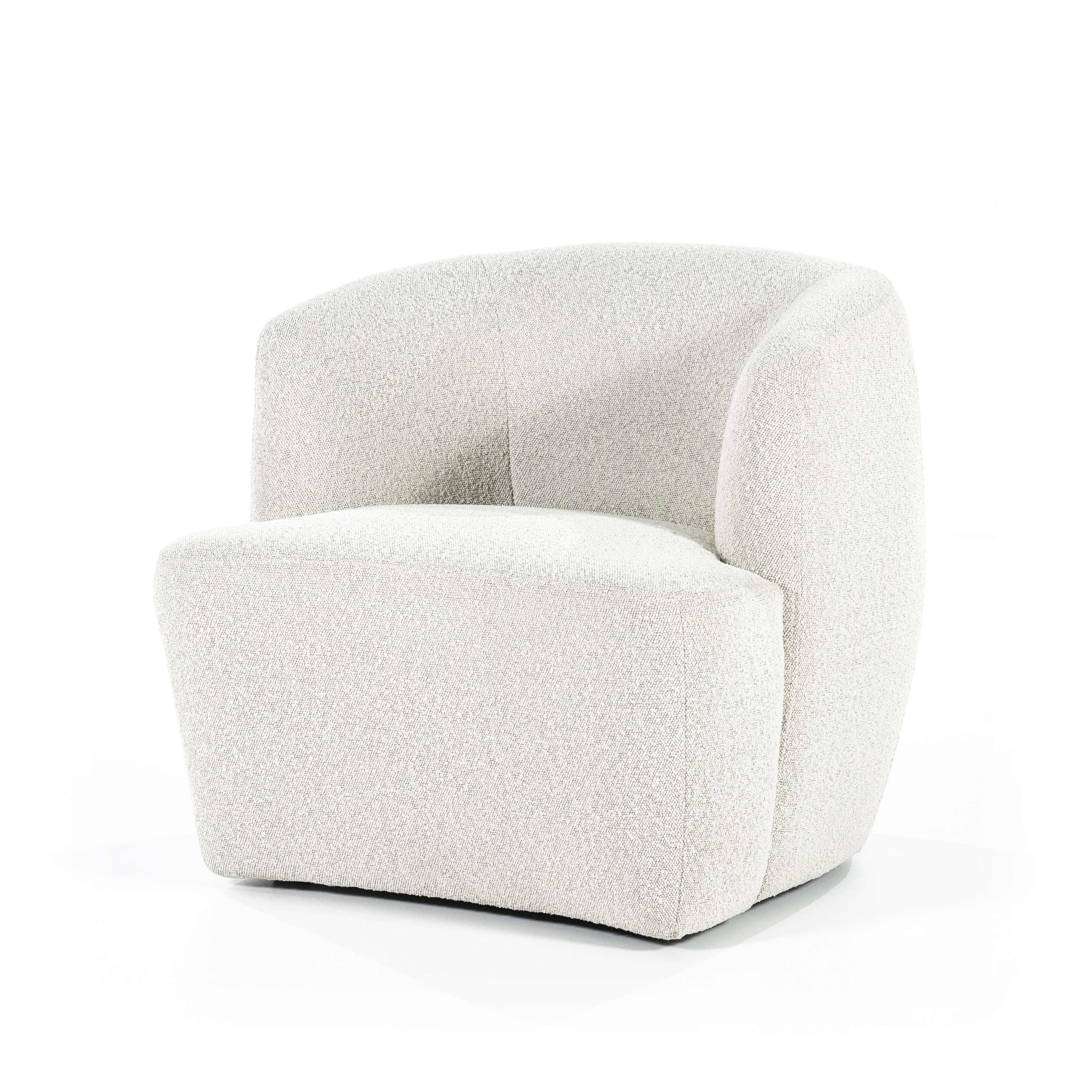 Fauteuil bouclé - beige