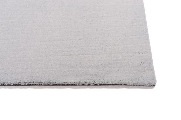 Tapijt Plush 140x180cm - lichtgrijs