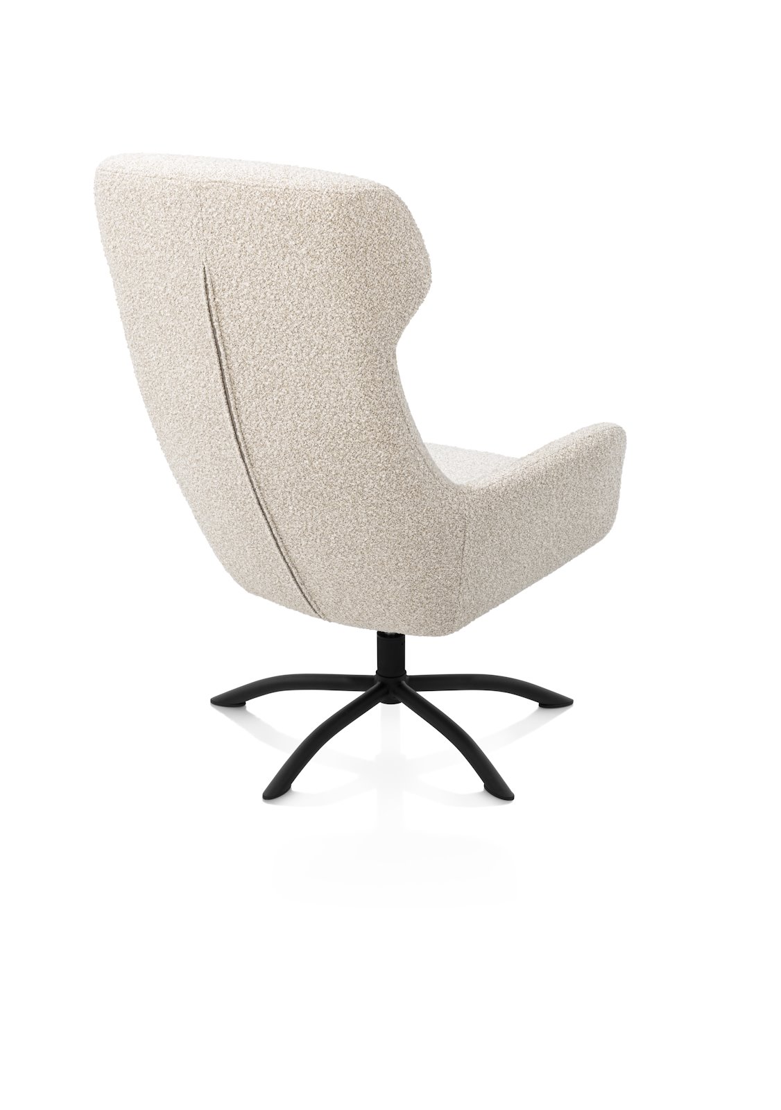 Draaifauteuil Lomi incl.poef - beige