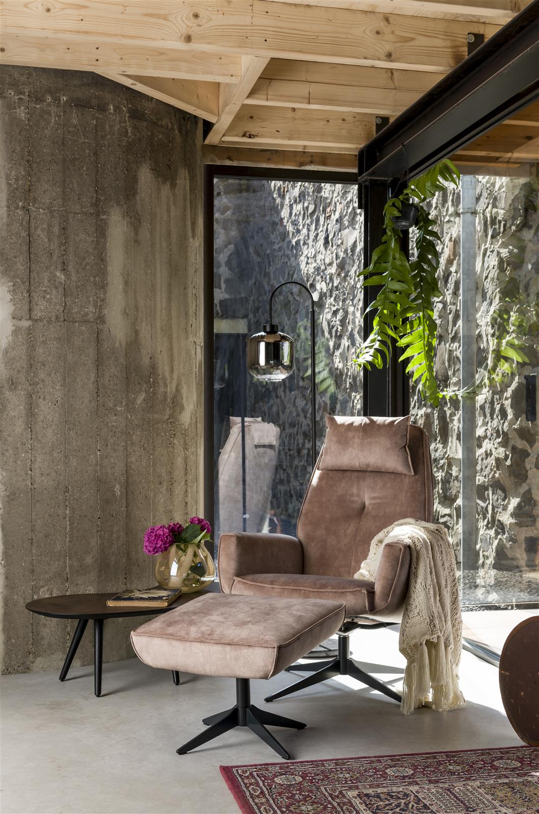 Relaxfauteuil Salerno - Camel beige