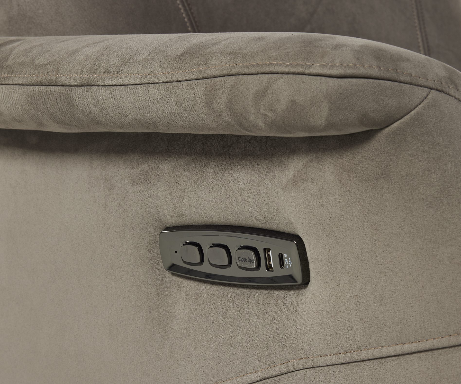 Elektrische relaxzetel - massagefunctie - dark grey