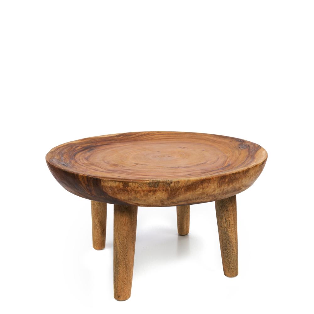 Salontafel diam.70 cm - Munggur wood