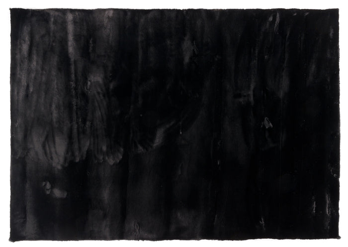 Tapijt Plush 140x180cm - zwart