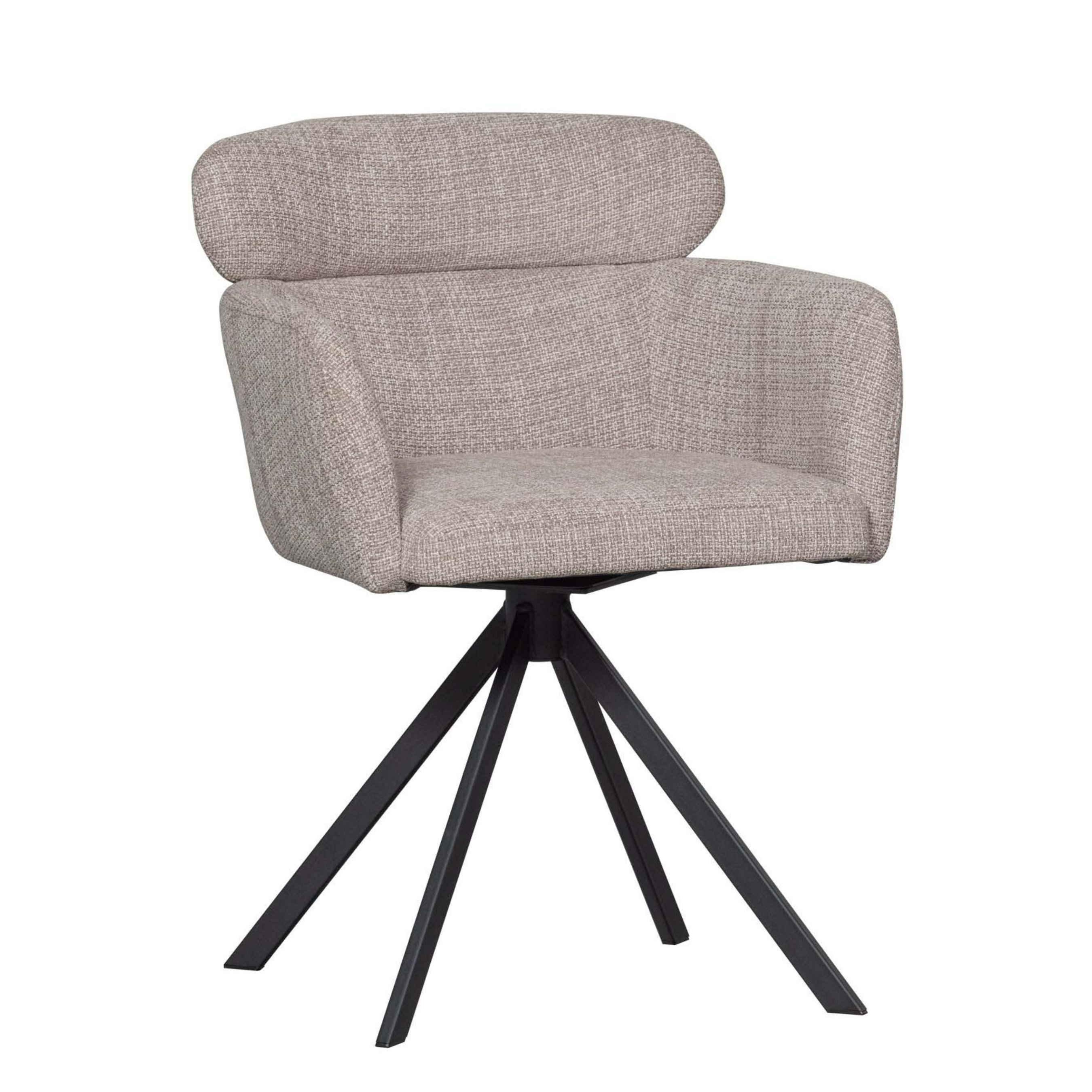 Draaibare kuipstoel Fenne - Natural beige