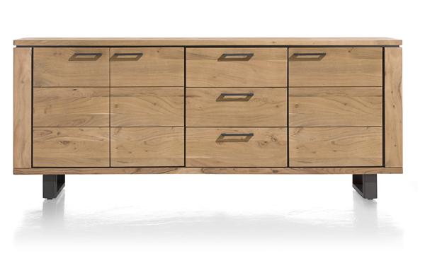 Dressoir 210cm 3 deuren, 3 lades