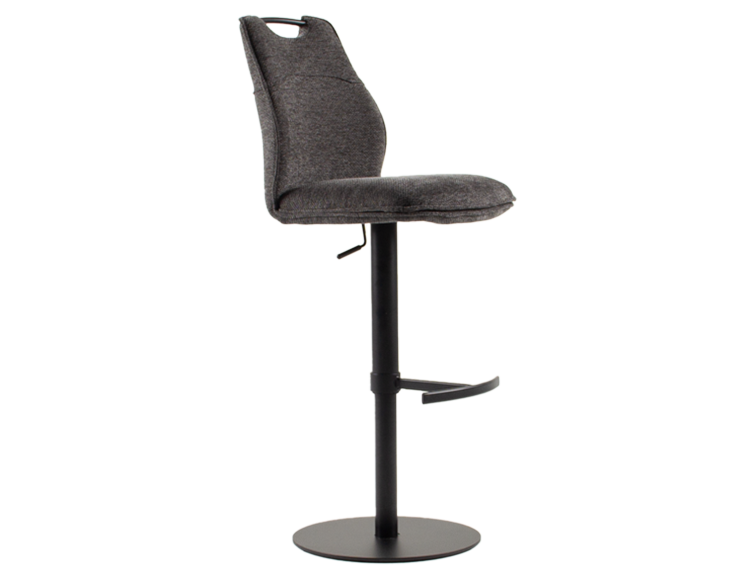 Draaibare barstoel H90-115cm - antraciet