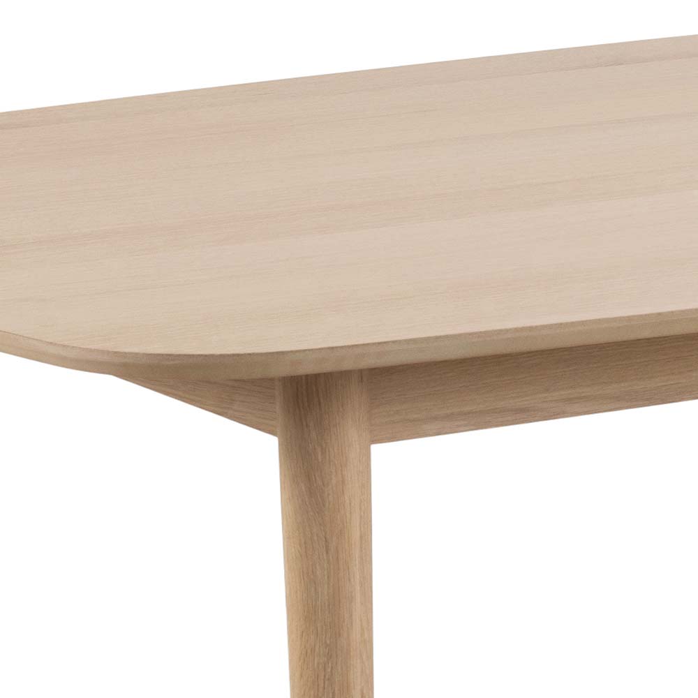 Eettafel 210x100cm - oak white pigmented