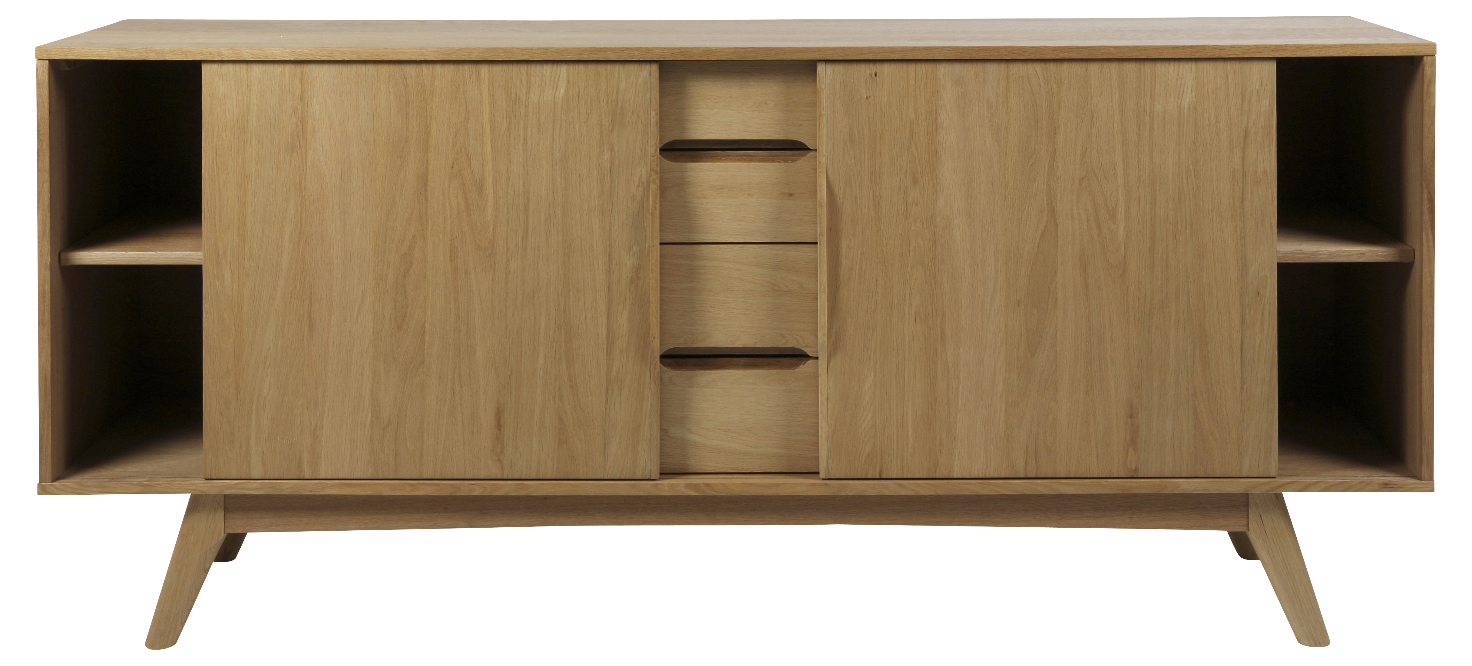 Dressoir 180cm 2 deuren, 4 lades