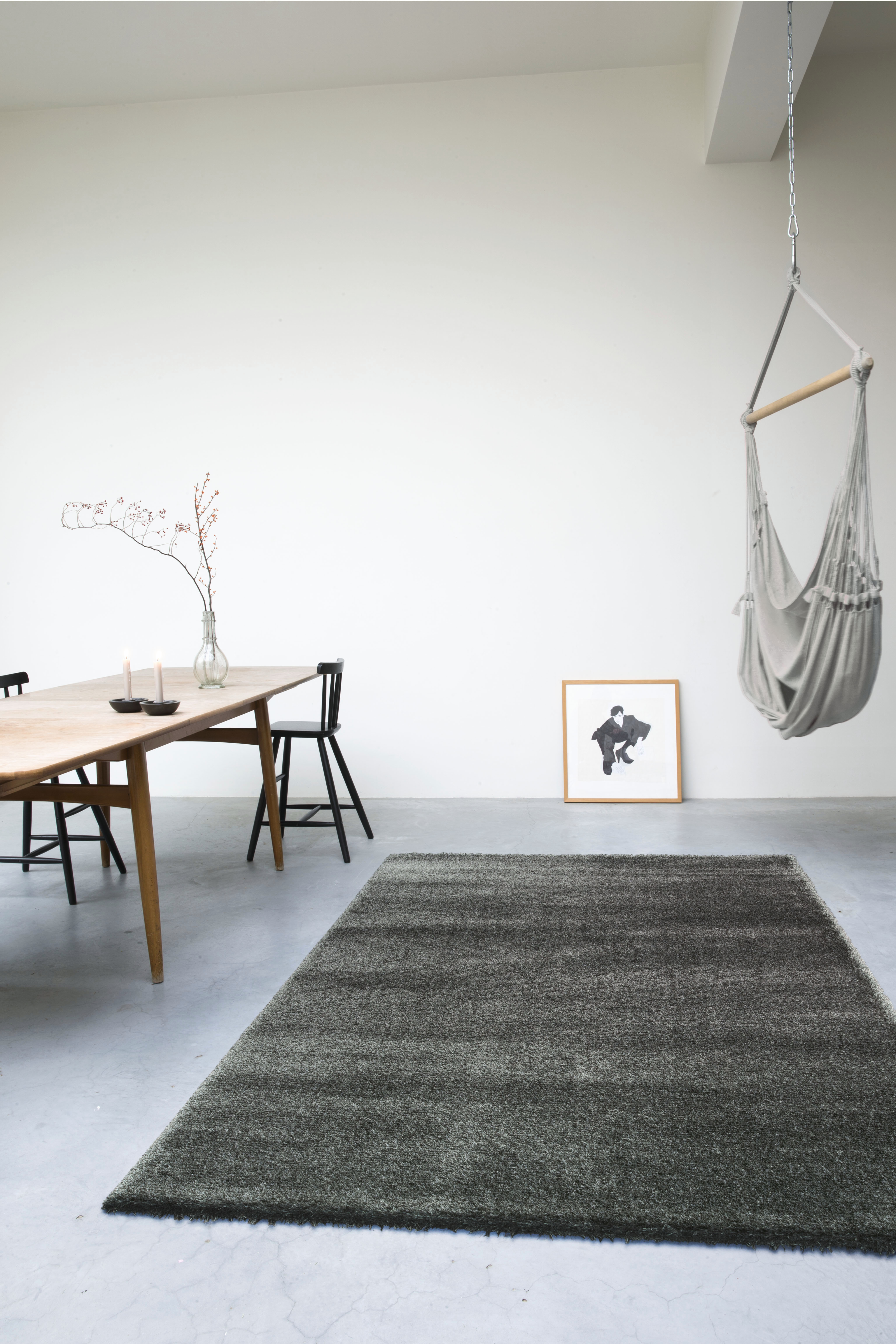 Tapijt 240x300cm - donkergrijs