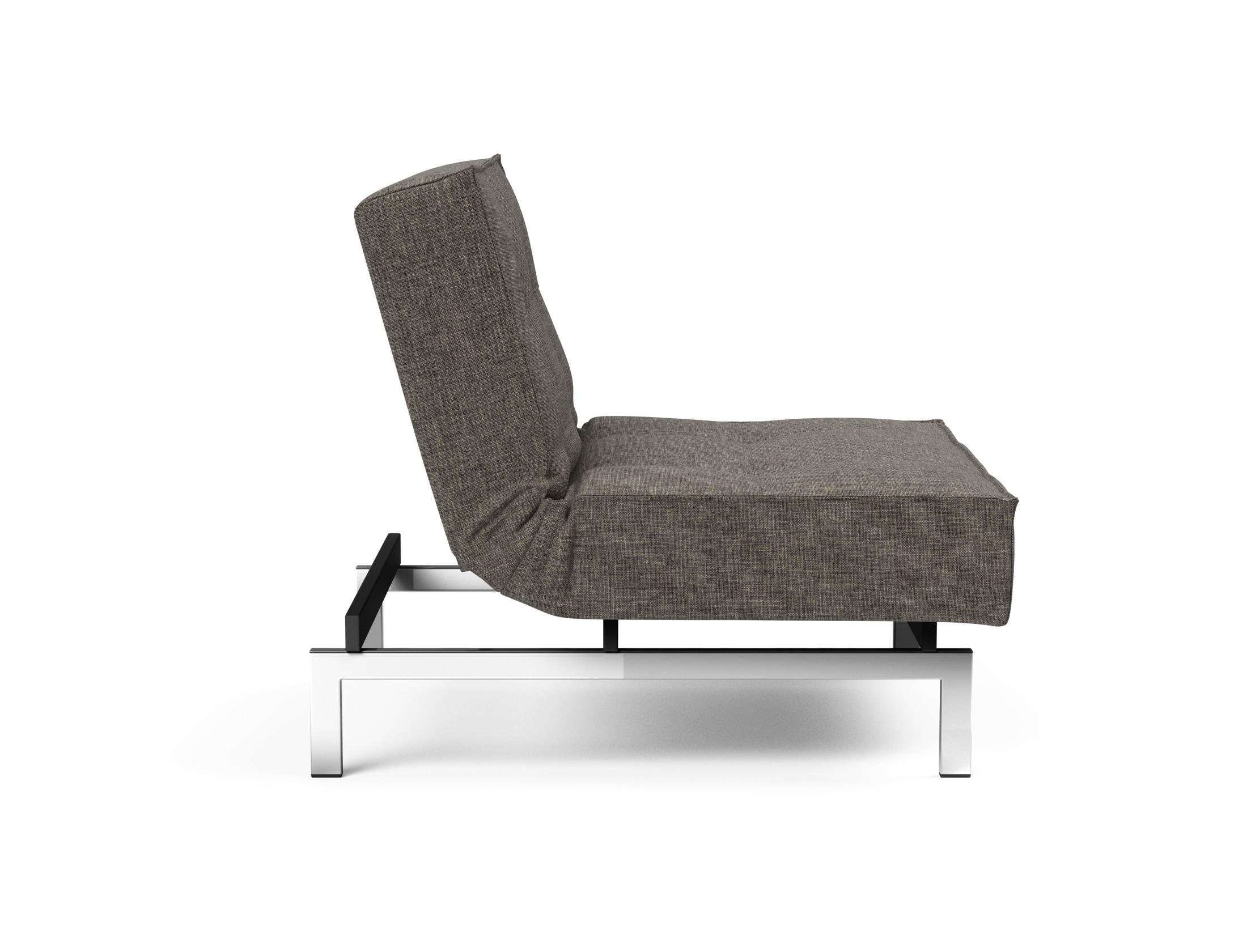Slaapbank Splitback 90x200cm - grijs