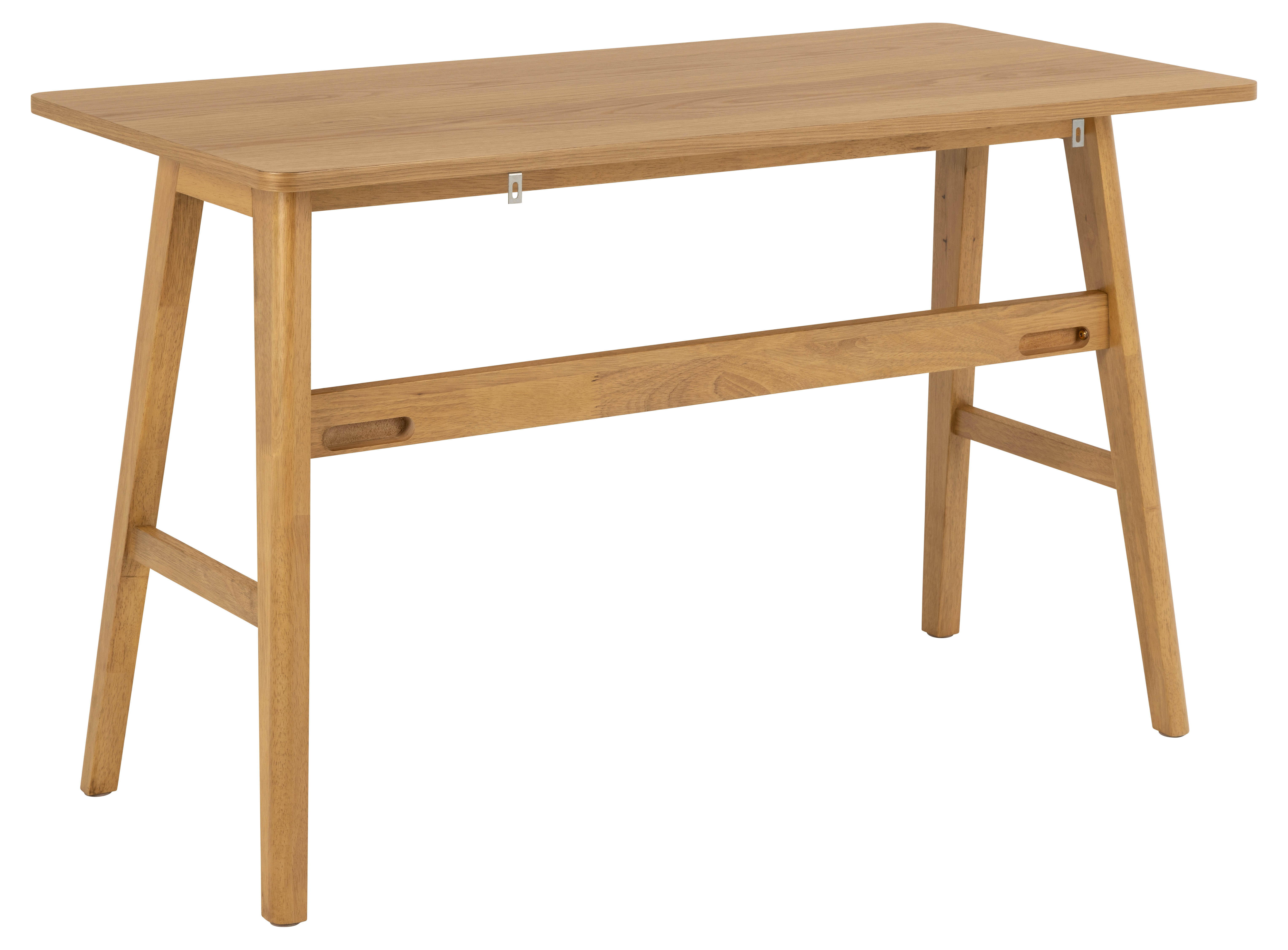 Houten bureau met lade 120x60cm - natuur eiken
