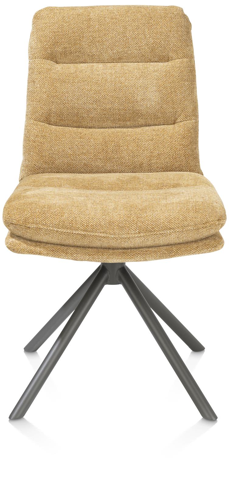 Draaibare eetkamerstoel Mia - Oker geel