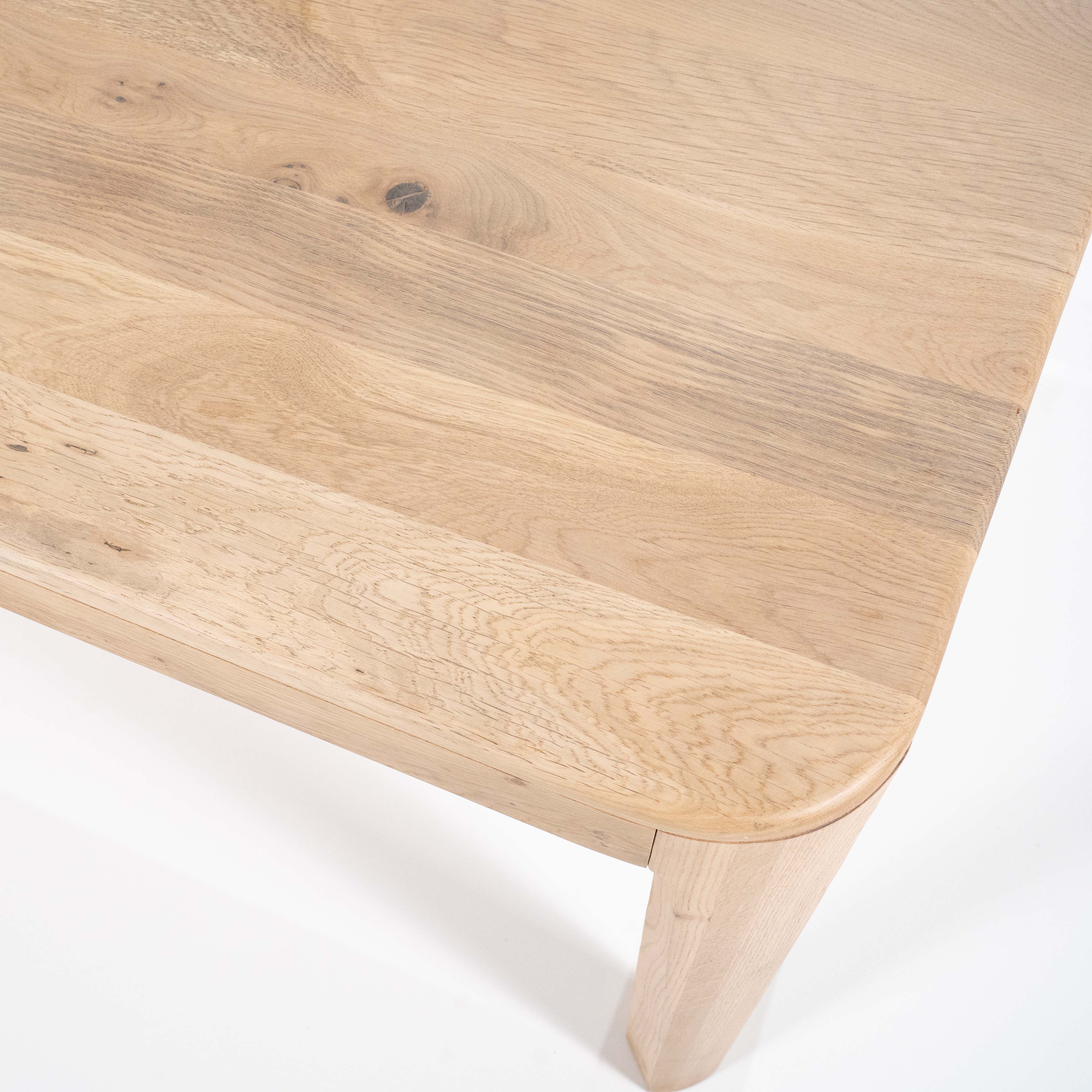 Houten eettafel 200x100cm - natuur eiken