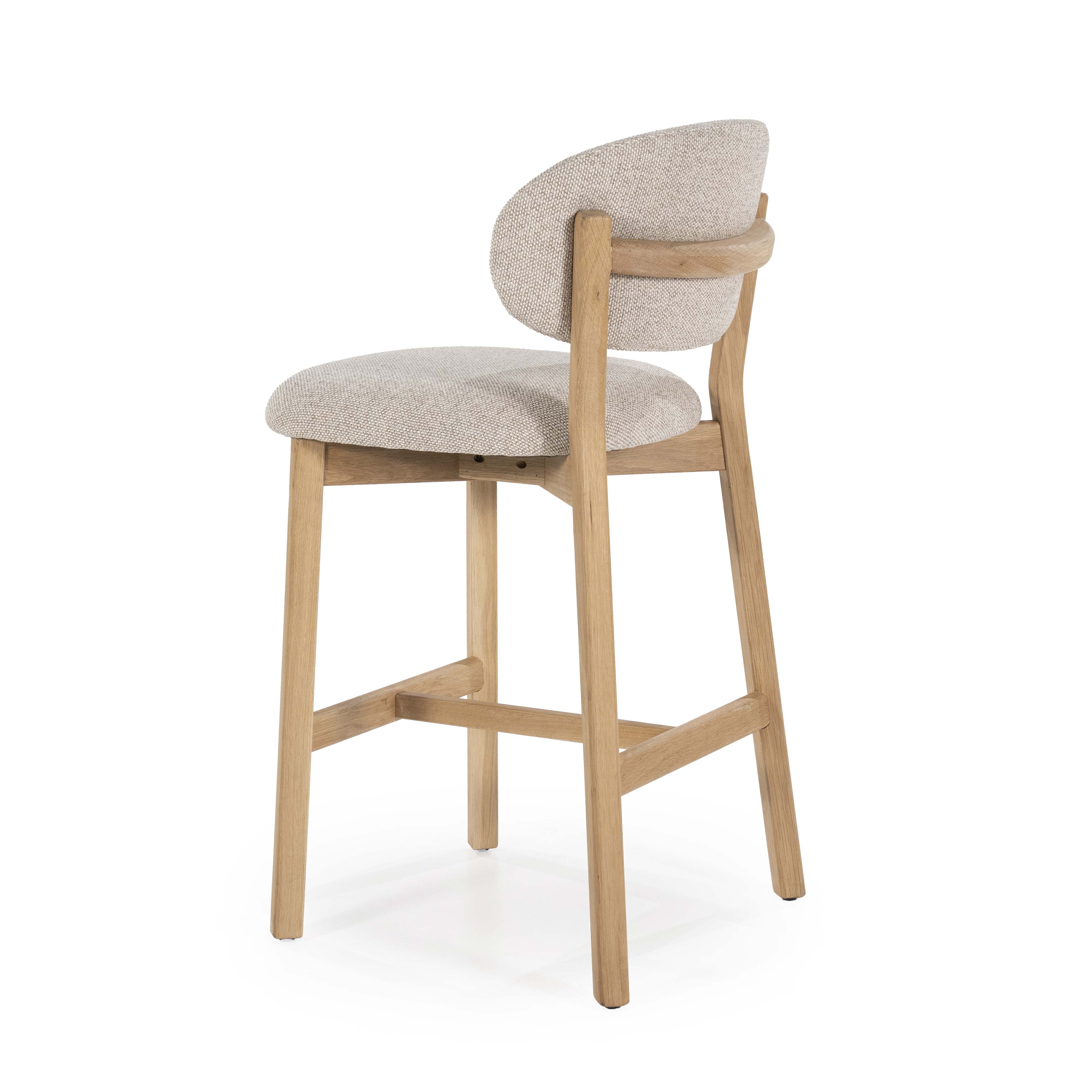 Barstoel - natural/taupe moon