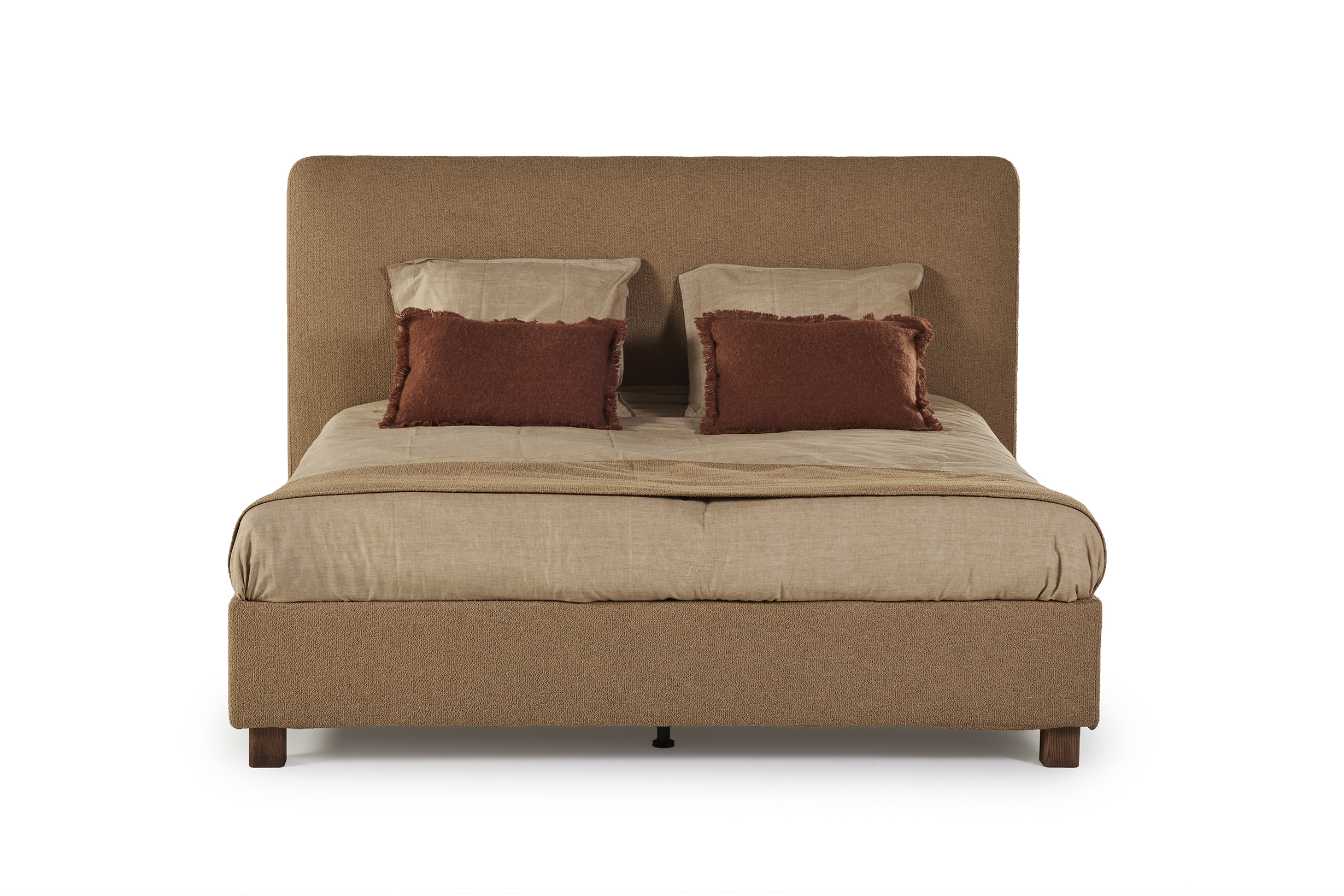 Bedkader Soho (excl. matras) 180x200cm - Caramel bruin