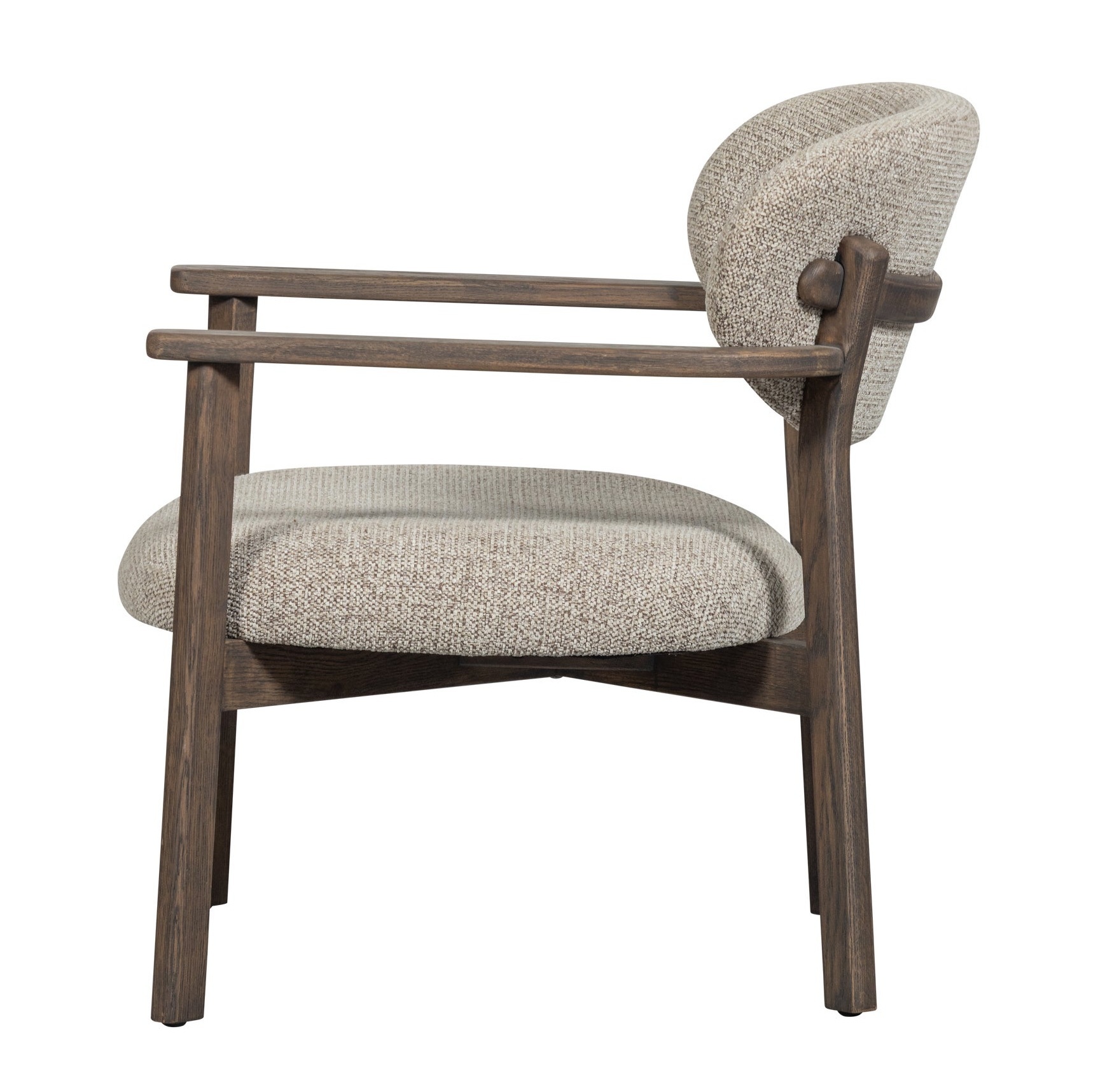 Fauteuil Udar - eik bruin