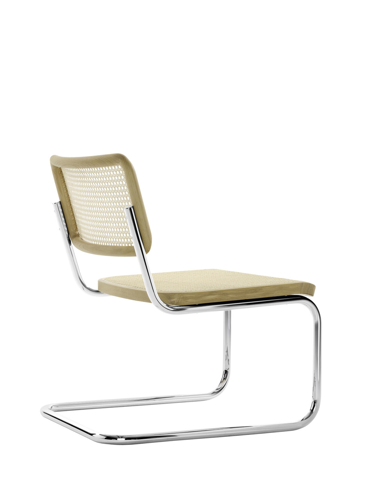 Lounge chair S32 VL - oak/natural
