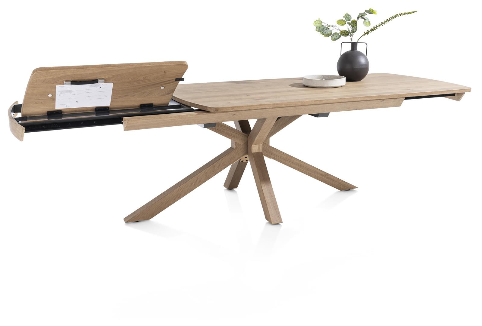 Verlengbare tafel Nyon 200x100cm - natuurkleur