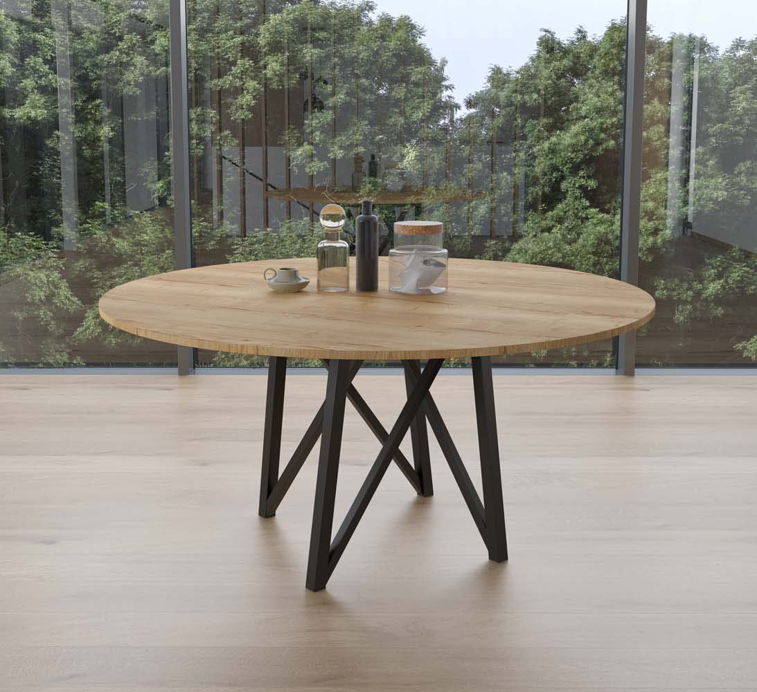 Ronde tafel dia. 160cm - hout