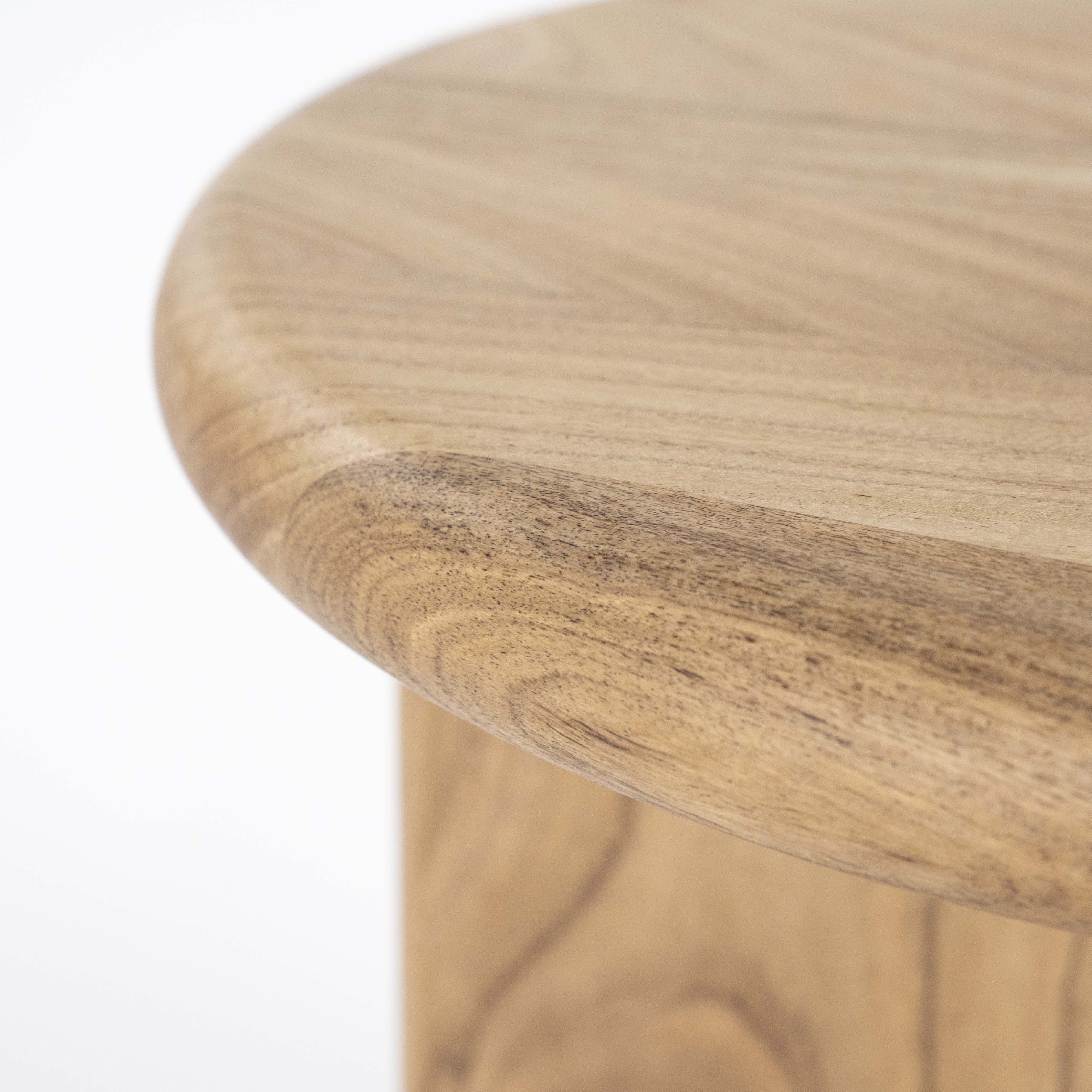 Bijzettafel diam.45cm - natural