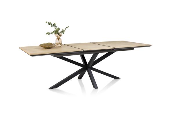 Uitschuifbare eettafel Belo 180/230x100cm - natuur hout