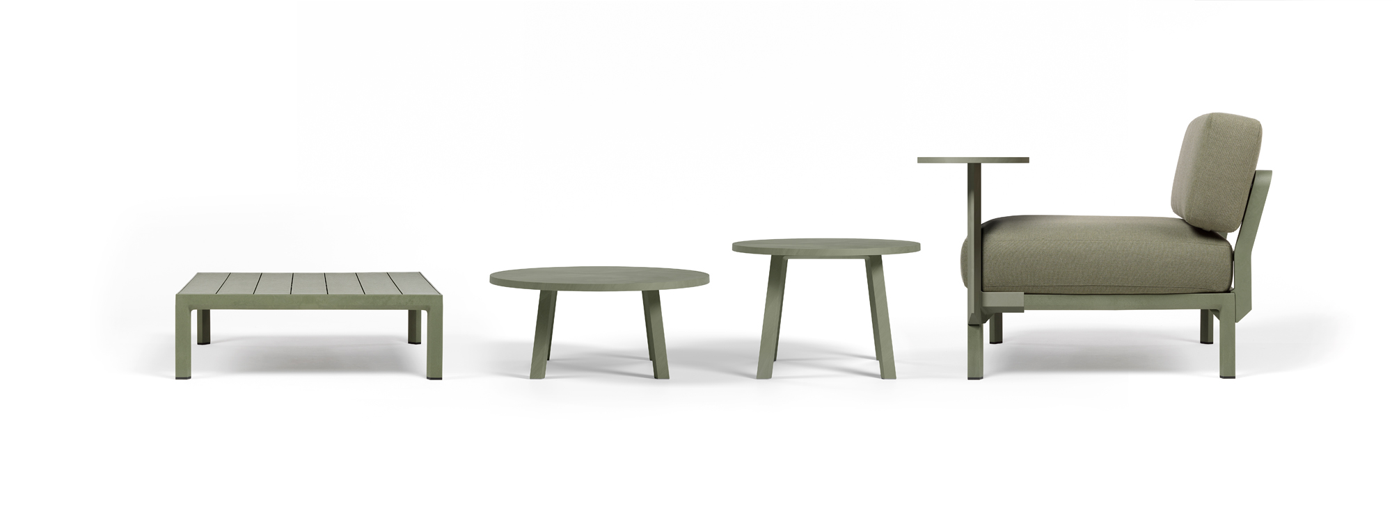 Salontafel outdoor Maximo - diam.60cm hoog - cactus