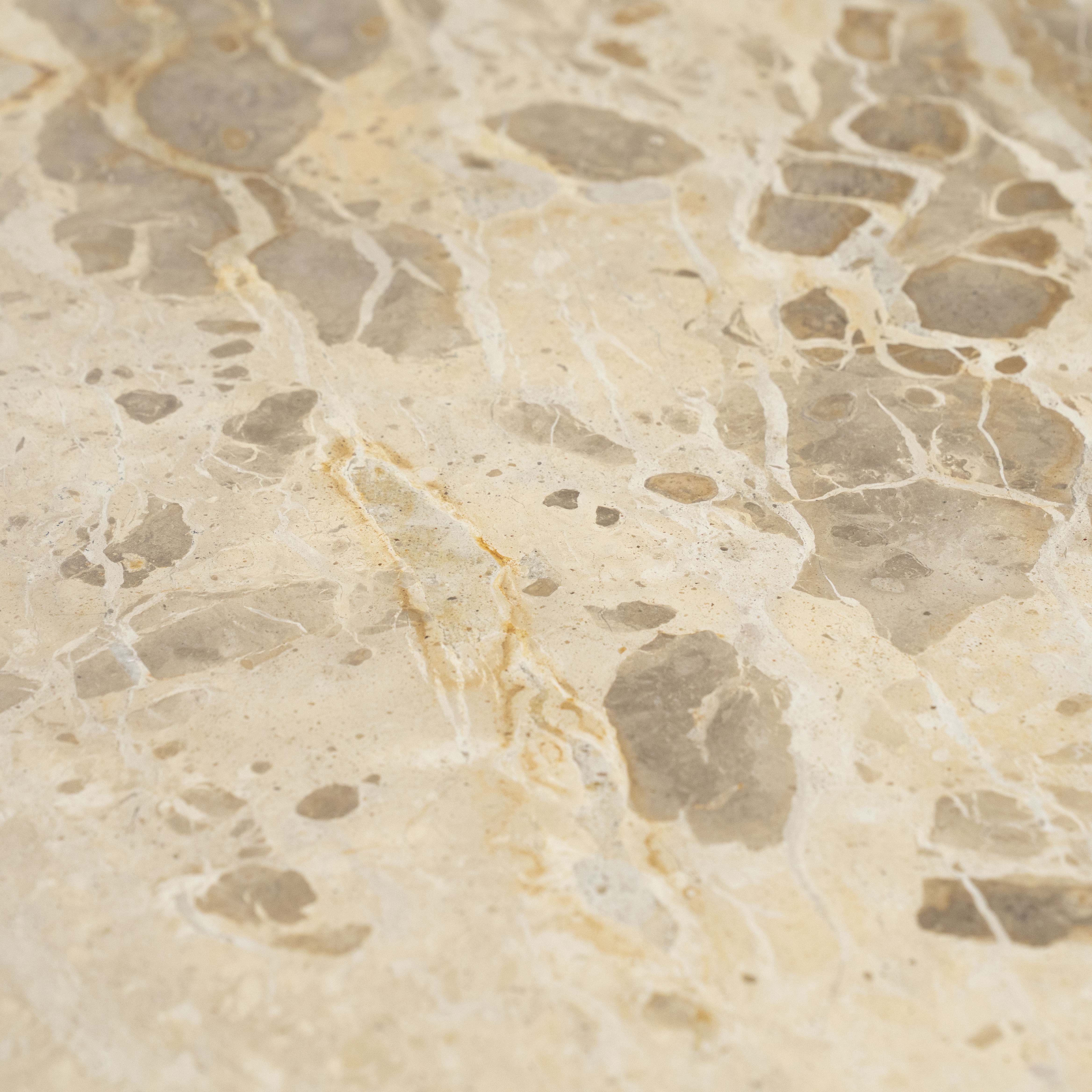 Salontafel large - mangohout/marmer