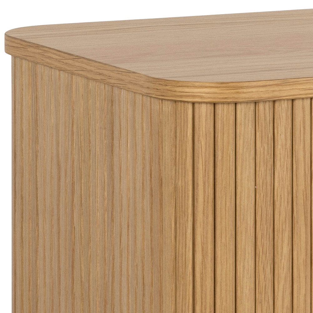 Dressoir met 2 schuifdeuren – fineer eiken