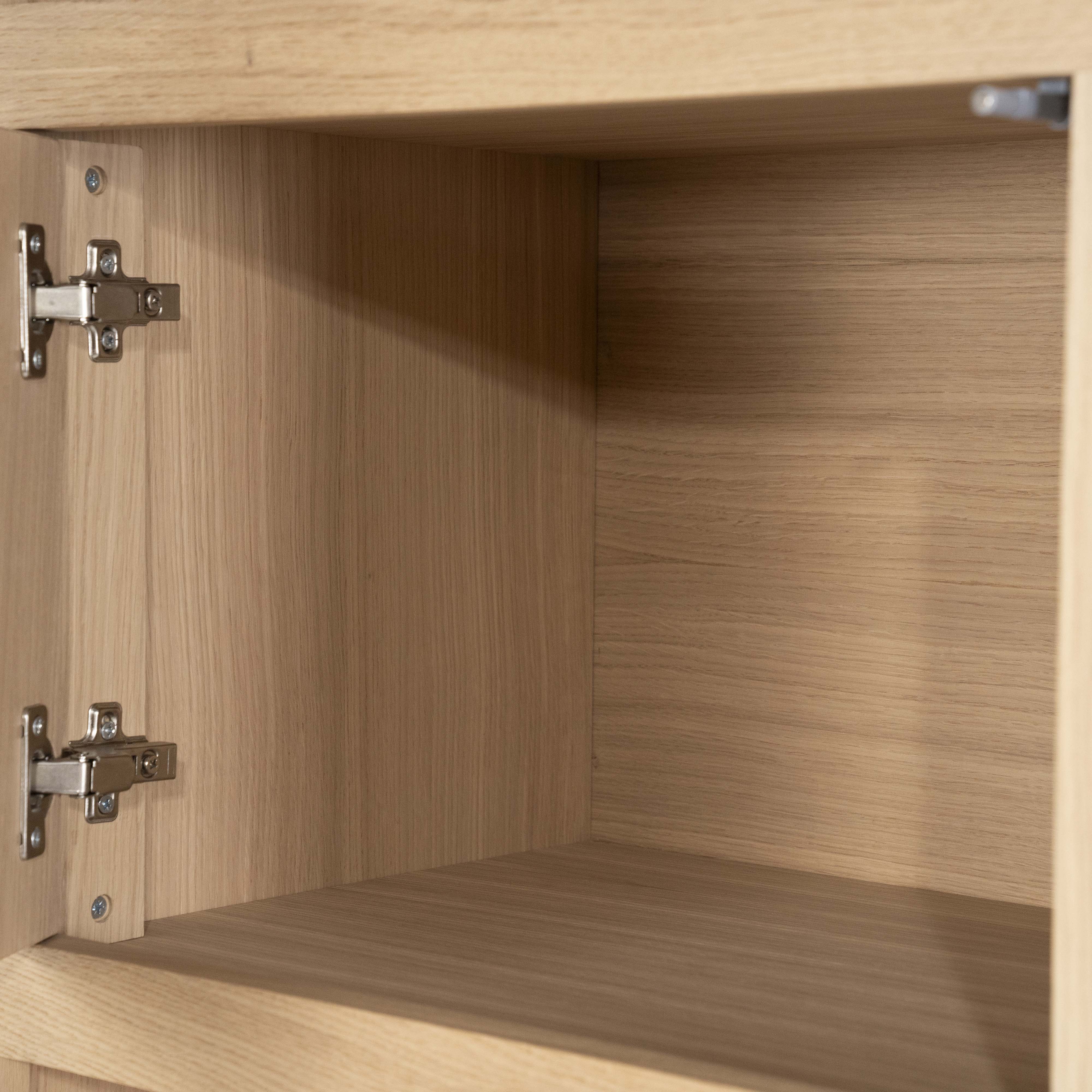 Wandkast in (fineer)eik - naturel