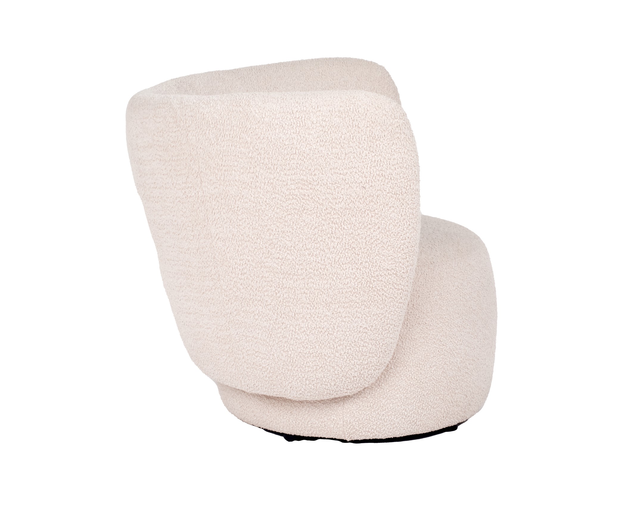 Fauteuil bouclé - ecru