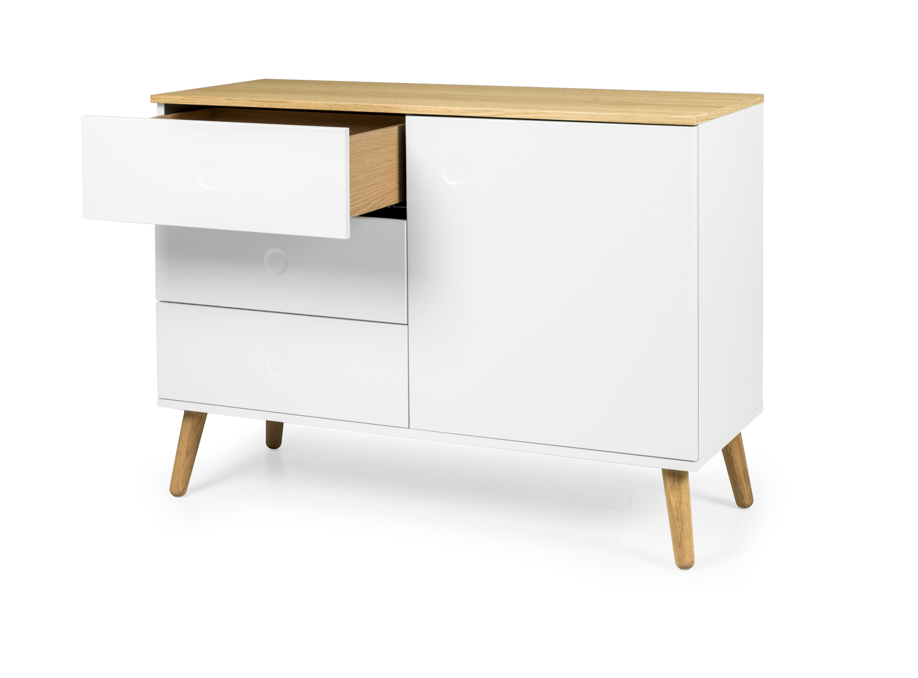 Dressoir Dot 109cm 1 deur, 3 laden