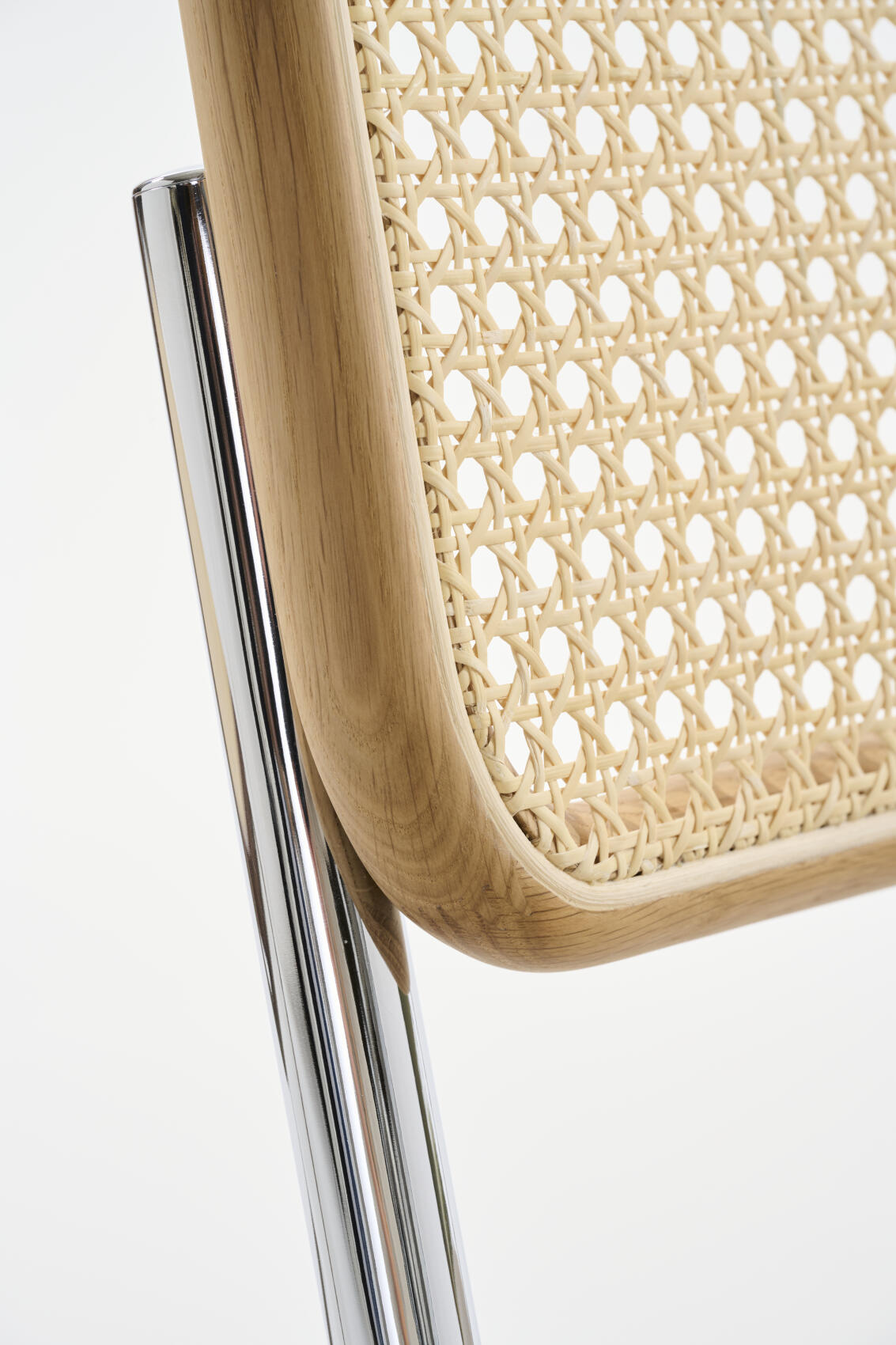 Lounge chair S32 VL - oak/natural