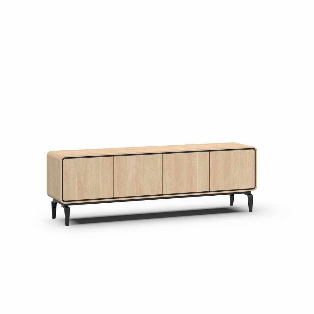 Tv meubel B215cm - brushed sand oak nature