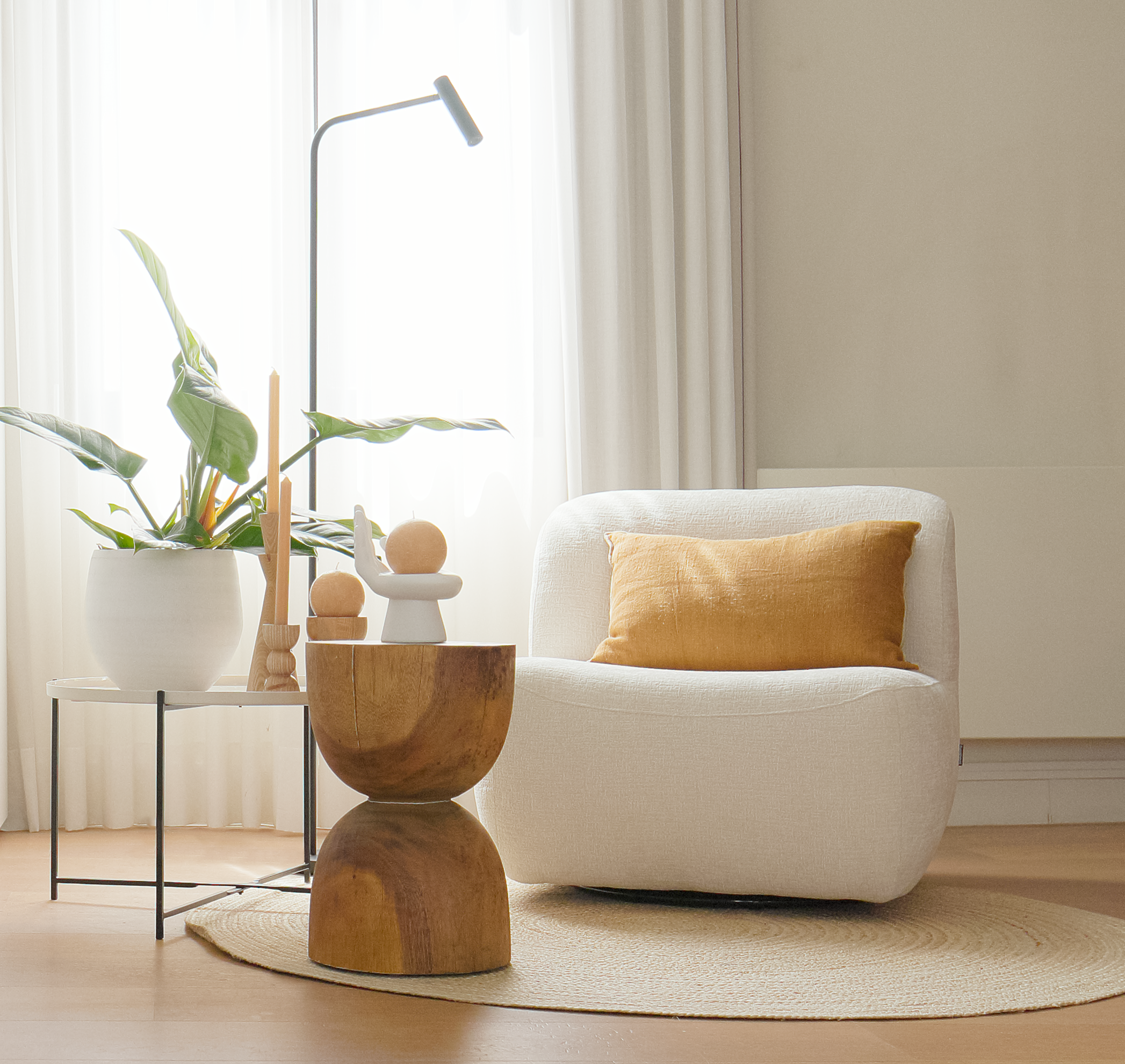 Fauteuil - Cream ecru