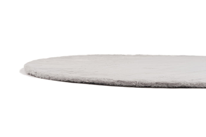 Rond tapijt Plush dia. 160cm - lichtgrijs
