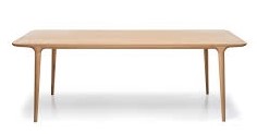 Design eettafel Fawn 200x90cm - natuur eiken