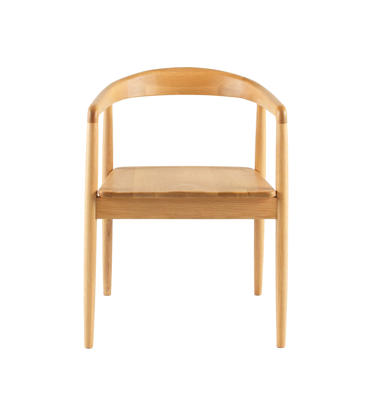 Houten armstoel - natuur eiken