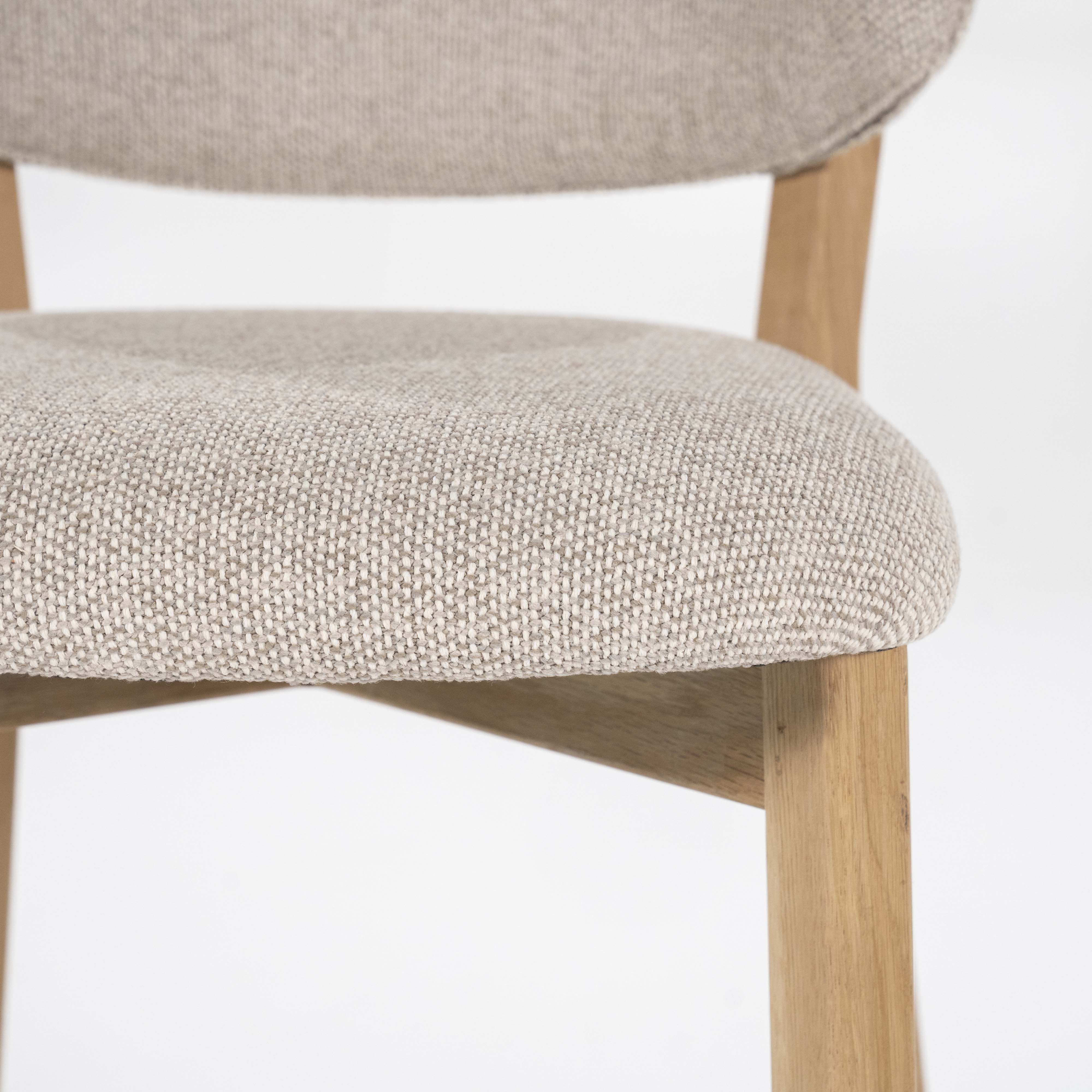 Barstoel - natural/taupe moon