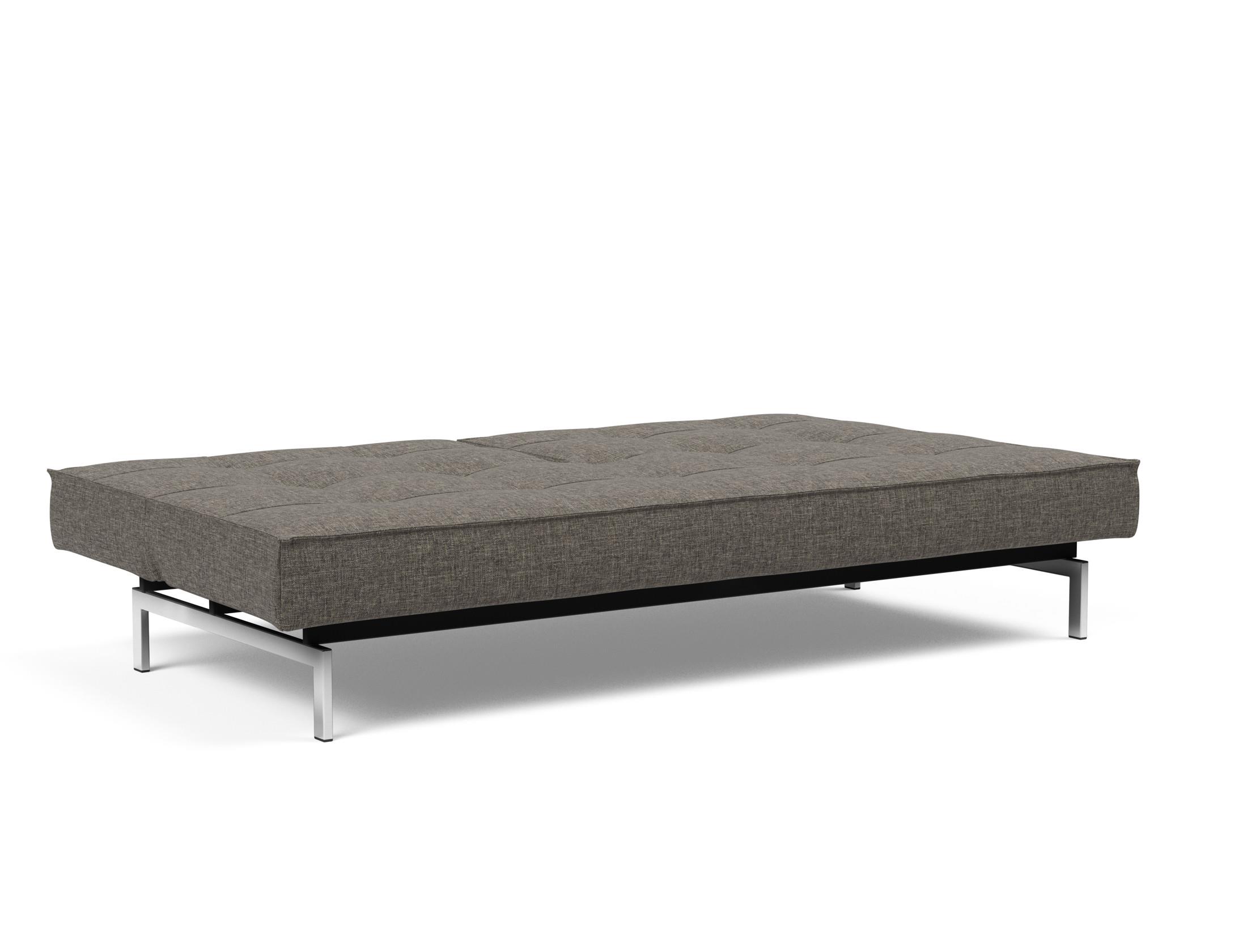 Slaapbank Splitback 115x210cm - grijs