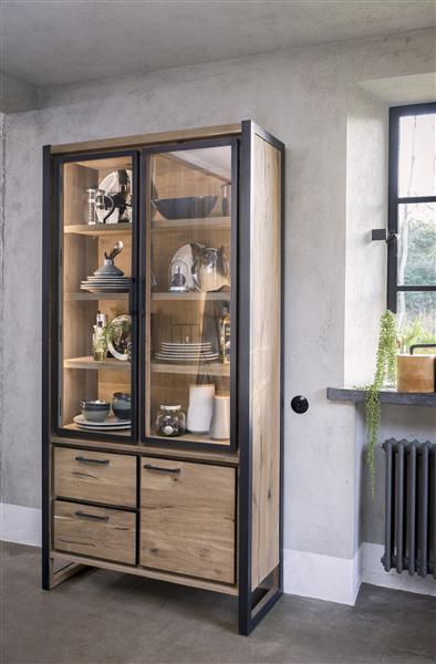 Consoletafel Metalo 140x42cm natuur