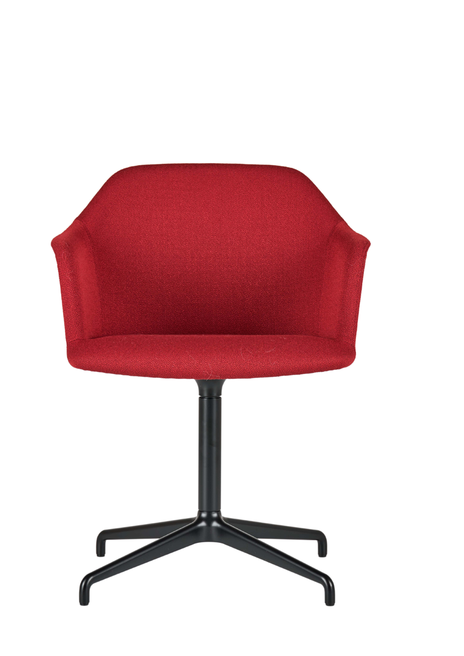 Draaibare armstoel Rely HW40 - rood