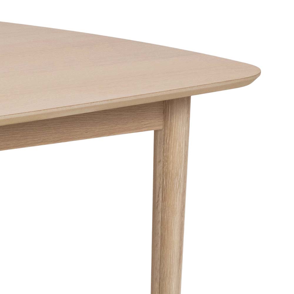 Eettafel 210x100cm - oak white pigmented