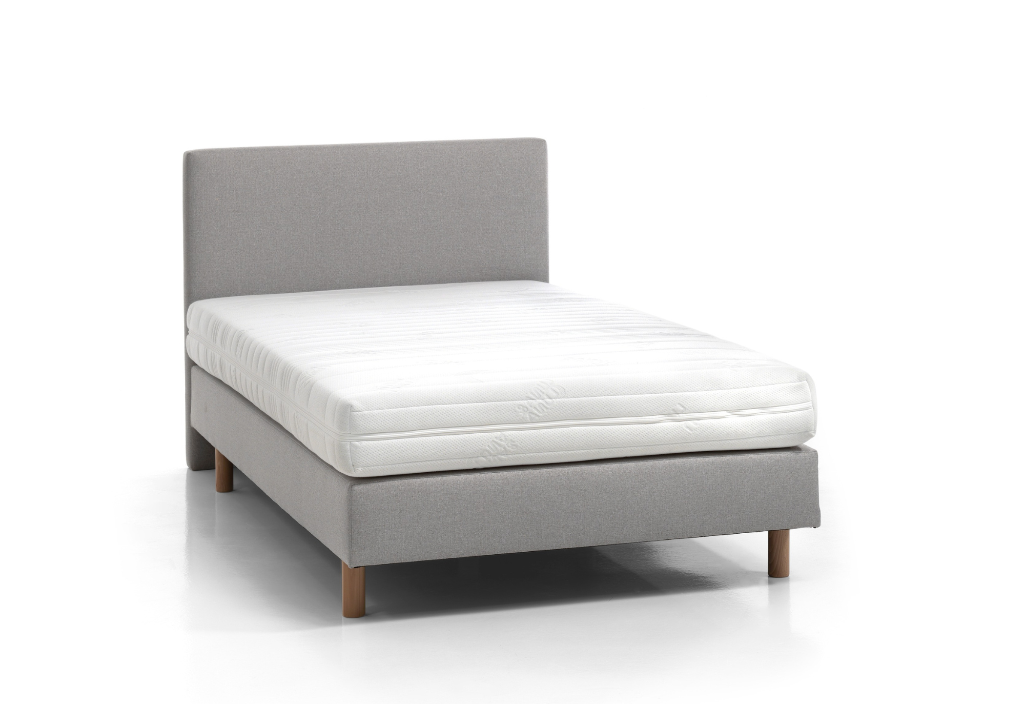 Boxspring (excl. matras) 120x200cm - grijs