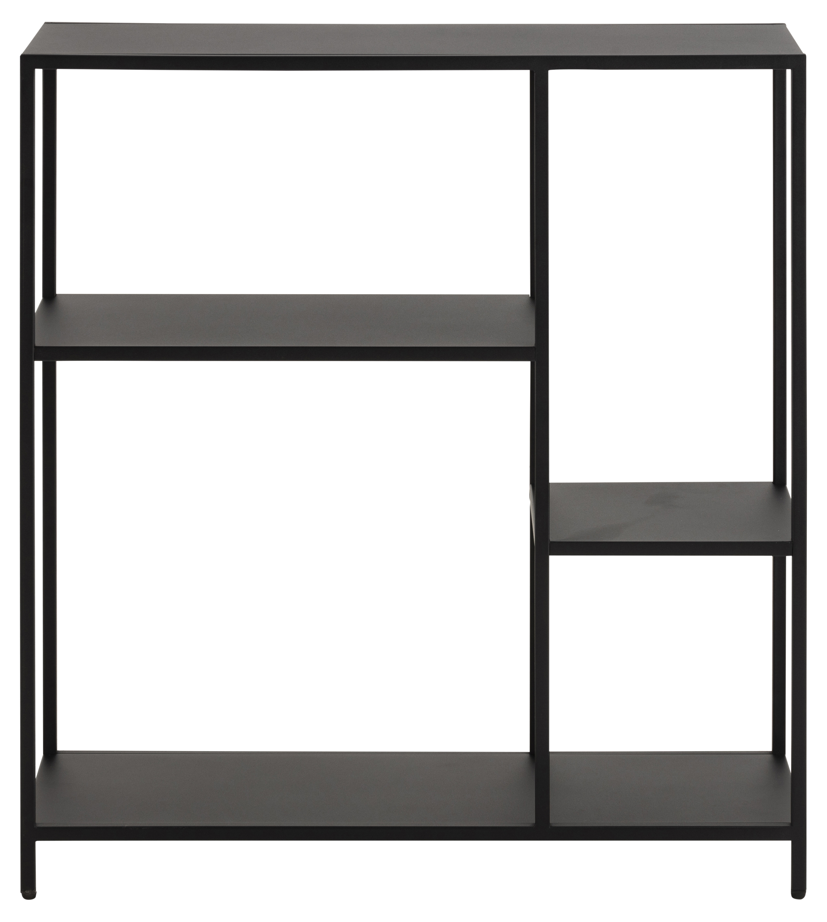 Boekenrek 80x30cm - zwart